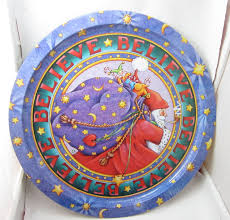 Mary Engelbreit Christmas Tin Serving Tray Believe 9 00 Via Etsy Mary Engelbreit Tin Serving Trays Handmade