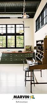 Let Your Lifestyle Inspire Your Work Style Craft Your Dream Home Office With Marvin Windows Personalized To Your Tast Industrial Home Offices Home Loft Living