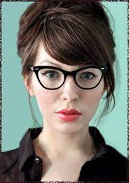 Ray Bans Beauty Girls With Glasses Hairstyles For Round Faces