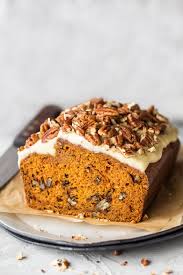 Coconut flour bread from power breadpower hungry. Vegan Pumpkin Bread With Maple Frosting Lazy Cat Kitchen