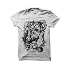 Du plus cher au moins cher par date : T Shirt Tattoo Pin Up Skull Blanc