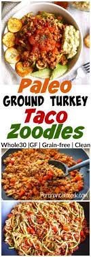 Paleo Ground Turkey Taco Zoodles Gf Perchance To Cook Recipe Ground Turkey Tacos Turkey Tacos Paleo Dinner
