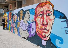 Documental sobre el padre mugica, asesinado el sábado 11 de mayo de 1974 por la triple a. Homenajearon Al Padre Mugica Con Un Mural En Los Monoblocks El Diario Del Centro Del Pais
