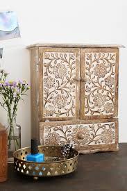 Carved Wood Jewelry Cabinet Urban Outfitters Jewelry Cabinet Bohemian Decor Inspiration Wood Jewellery