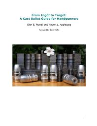 • not fdic insured • not insured by any federal government agency • not a deposit. From Ingot To Target A Cast Bullet Guide For Handgunners