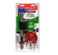 Fluidmaster PerforMAX Universal High Performance Toilet Fill Valve and 3  in. Adjustable Toilet Flapper Repair Kit K-400H-040-T5