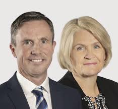 Stuart Murphy and Rita Butler-Jones