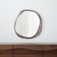 Element Round Gunmetal Wall Mirror Reviews Crate And Barrel Mirror Wall Crate And Barrel Over The Door Mirror