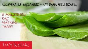 Sacinizi 4 Kat Daha Hizli Uzatan Aloe Verali Sac Maskesi Youtube Aloe Dogal Saglik Sac
