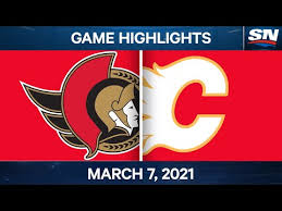 Смотреть трансляцию нхл матча ottawa senators — calgary flames онлайн. Nhl Game Highlights Senators Vs Flames Mar 7 2021 Youtube