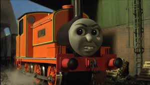 Billy The Orange Engine Angry Meme