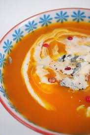 veloute de potimarron aux baies roses et au bleu veloute potimarron potimarron alimentation