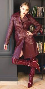 World Of Boots Fashion Leather Jacket Long Leather Coat