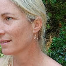 Buy Sterling Silver Vodka Molecule Earrings Online in India