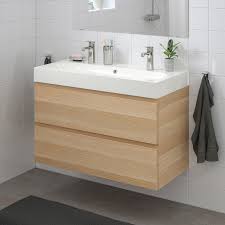 Godmorgon Braviken Kast Voor Wastafel Met 2 Lades Wastafel Lades Badkamerkast
