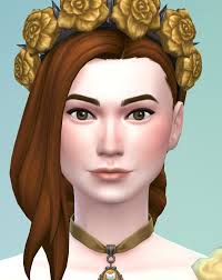 My new vampire sim. Her name is Irina
