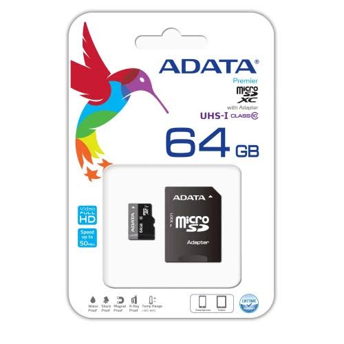 Image result for Adata Micro SD Card - 64 GB"