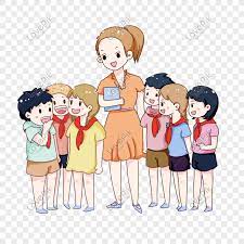 Meskipun keseruan gambar itu nampak biasa, namun gambar itu bisa mengubah mood anda. Guru Dan Murid Hari Guru Kartun Yang Digambar Tangan Png Grafik Gambar Unduh Gratis Lovepik