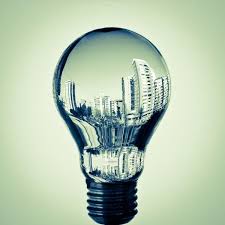 World Seen Through A Hollowed Out Light Bulb Bulb Photography Light Bulb Art Light Bulb