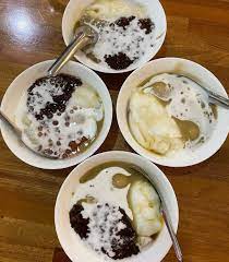 Sweet Breakfast Bubur Sumsum Ketan Item Kacang Ijo Sagu Mutiara Singkong Biji Salak Those Pretty Much Made From Resep Masakan Masakan Kacang