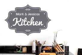 personalised kitchen vintage sign wall