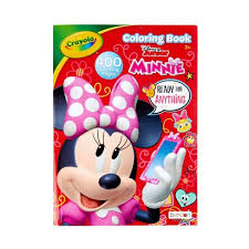 Baby minnie mouse coloring page for kids, for girls coloring. Crayola 400pg Minnie Mouse Coloring Book Target
