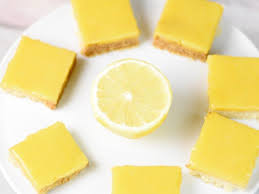 Carres Au Citron Recette Recette Recettes De Cuisine Carres Au Citron
