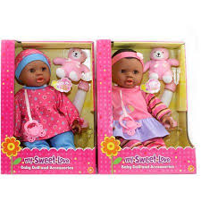 My Sweet Love 14 Maggie Baby Doll And Accessories Assortment African American Walmart Com New Baby Products Love Is Sweet Baby Dolls