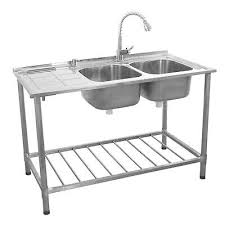 catering sink stainless steel double