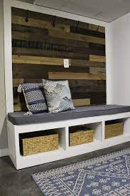 Build in shelves, drawers and storage cubbies are the further functional possibilities to if you already have an entryway table in your places then here is perfect idea to make it. Built In Bench Seat Diy Tutorial Amanda Katherine