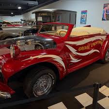 The grease lightning car has rolled into the National Automobile Museum, in  Reno, Nevada! it looks good with the new 50s counter that I built for them!
