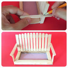 Popsicle stick swing bird feeder. Make A Swing Bench Bird Feeder 9 Steps With Pictures Instructables