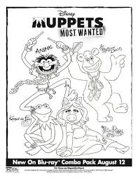 Here you have coloring pages of muppet babies. Muppets Most Wanted Coloring Page Mama Likes This