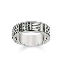 Ein kostbar anmutendes schmuckstück von thomas sabo, das jeden look veredelt: Bague Tr2108 643 11 Bague Thomas Sabo Bague Bagues En Argent Sterling