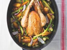 Recette De Poulet Fermier D Auvergne Roti En Cocotte Lutee Recette Recette Poulet Roti Poulet Roti En Cocotte Poulet Roti