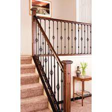 Your current stair railing isn't very designed to just be functional. Home Depot Railing Home Decor