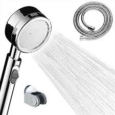 Cheap High Pressure Handheld Shower Head For Low Water Pressure With Powerful Shower Spray Against Bathroom Hose Bracket Handheld Shower Head Handheld Shower Head Power Shower Shower Heads