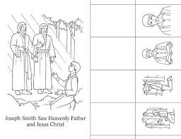 It features heavenly father and jesus christ appearing to joseph smith in a pillar of light in the sacred grove. Pin On Joseph Smith Coloring Page