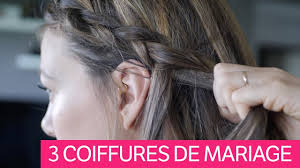 Vous aurez besoin d' accessoires de coiffure pour cheveux tels que des épingles ou un pic transversal. 3 Coiffures De Mariage Faciles A Realiser Soi Meme Youtube