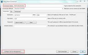Click test connection to test if all parameters are correctly configured. Mysql Mysql Workbench Manual 5 2 Creating A New Mysql Connection Tutorial
