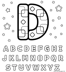 The theme of each letter is from our popular alphabet flash cards. Letter D Printable Alphabet Se619 Coloring Pages Printable