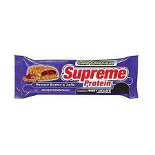 Supreme protein supreme protein bar peanut butter crunch 12 bars 01/2020. Supreme Protein Carb Conscious Bar 15g Protein Peanut Butter Jelly 1 75 Oz Reviews 2021