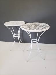 Buy outdoor coffee table and get the best deals at the lowest prices on ebay! Pair Mid Century Metal Mesh Table Round Metal Plant Stand End Table Side Table Retro Patio Table Vintag Patio Table Metal Plant Stand Mid Century Table