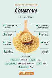 Ihre summe muss auch bei einer low carb diät geringer sein als die verbrauchten kalorien, damit es zu einem abbau von körperfett welche lebensmittel sind erlaubt? Couscous Eat Smarter