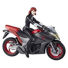 Amazon Com Avengers Marvel Legends Series 6 Inch Black Widow With Motorcycle Toys Games Marvel Legends Black Widow Marvel Marvel Legends Series