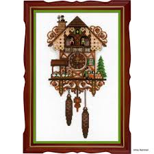 Nuka cola cross stitch patterns. Russian Cuckoo Clocks 10 X 16 14 Count 26 Colors Riolis Counted Cross Stitch Kit Home Decor Clocks Queppelin Com