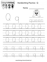 writing the letter q worksheets 99worksheets