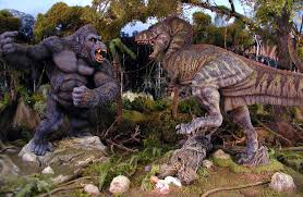 Comparison Of Dinosaurs: Tyrannosaurus Rex, Allosaurus And Baryonyx Stock  Photo - Alamy