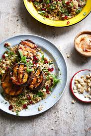 Reduce the heat to 150˚c/gas mark 2 and cook for a further 4 hours. Joe Wicks Sticky Harissa Aubergine Steaks With Bejewelled Couscous You Magazine