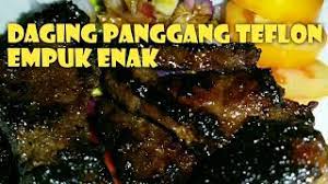 Resep steak daging sapi teflon sederhana ala rumahan. Resep Cepat Mudah Daging Sapi Panggang Teflon Empuk Enak Youtube